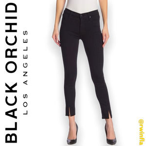 Black Orchid Jeans Kendall Front Slity Skinny 26 NWT